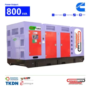 genset cummins 800 kva 640 kw silent